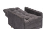 Butaca Reclinable 1 Cuerpo + Puff Living - Montreal Gris