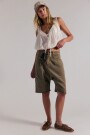 SHORT HAREM SAGE Marron