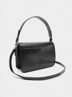 Bolso De Mano Con Solapa negro