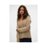VMLEILANI NEW LS V-NECK PULLOVER REP Silver Mink