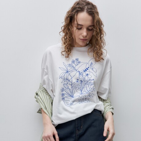 REMERA MECA Blanco