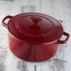 Cacerola de hierro fundido esmaltada roja 29 cms. Cuisinart CI670-30CR Cacerola de hierro fundido esmaltada roja 29 cms. Cuisinart CI670-30CR