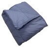 Acolchado De Plumas Home Class 2 Plazas En Microfibra Azul