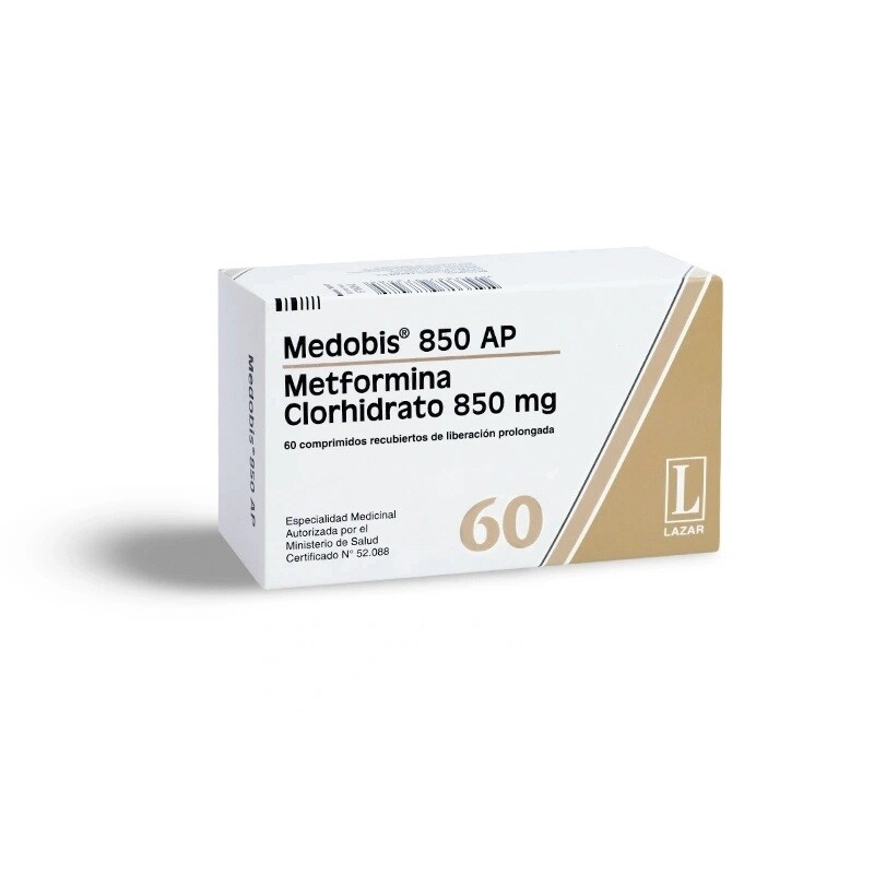 Medobis Ap 850 Mg. 60 Comp. Medobis Ap 850 Mg. 60 Comp.