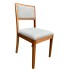 Silla Alice Tapizada Madera Comedor Diseño Moderno Calidad Blanco 1
