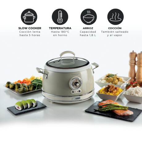 OLLA ARROCERA ARIETE 700W NATURAL-BEIGE MOD.2904