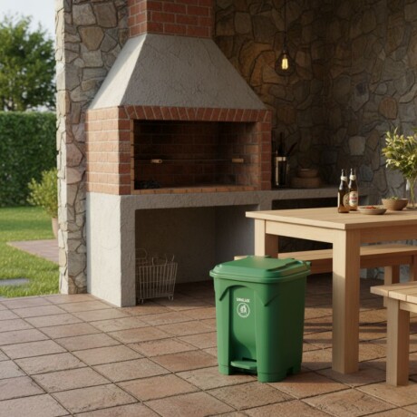 CONTENEDOR DE BASURA 30 LITROS Contenedor de Basura 30 Litros Verde