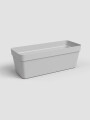 JARDINERA CAPRI CON PLATO GRIS CLARO