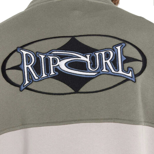 Buzo Rip Curl Heritage Oval 1/4 Zip Crew - Verde Buzo Rip Curl Heritage Oval 1/4 Zip Crew - Verde