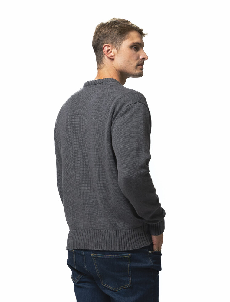 Buzo C/Base Brooklyn Gris Oscuro