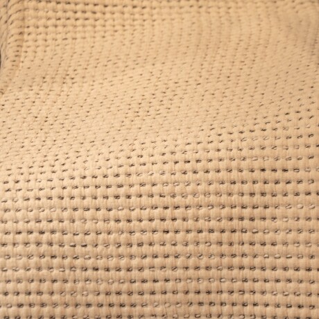 THROW BRUMA ALGODON NATURAL-BEIGE COTTON NATURAL