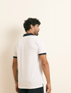 520753 REMERA HARRINGTON LABEL Blanco