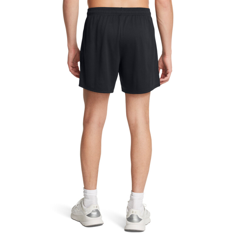 UA Tech 6in Mesh Shorts-GRN BLK-001