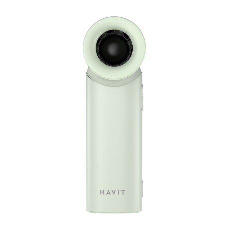 Ventilador portátil Havit HF610 recargable con 5 velocidades Green