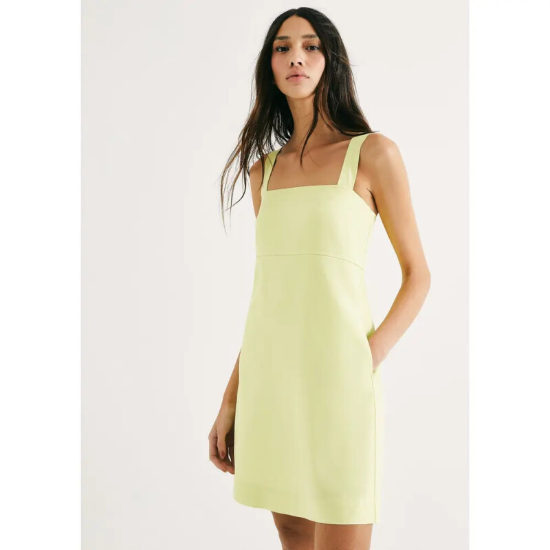 VESTIDO FEM VERDE CLARO