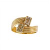 Anillo Toi et Moi -Oro bajo-Piedra Zirconia-AN8214 conpiedra