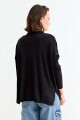 Cardigan con bolsillos NEGRO