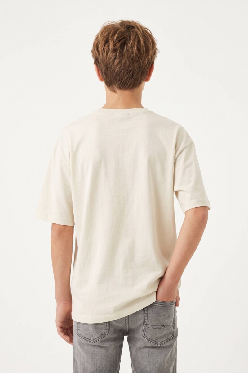 Remera m/c estampa NY CRUDO