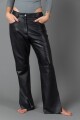 Pantalón de cuero Negro