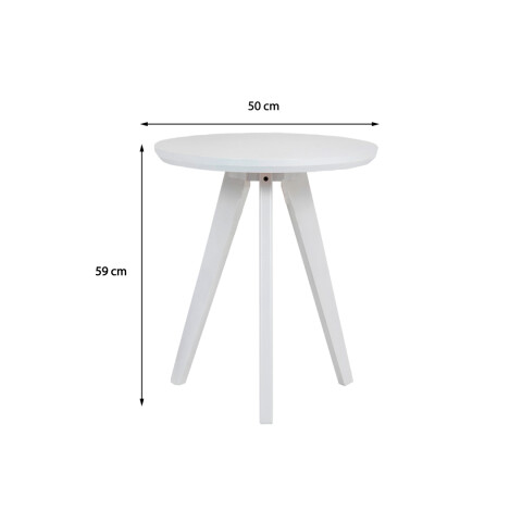 Mesa auxiliar Lu Blanca