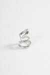 Earcuff multiples vueltas plateado