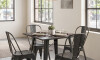 Juego de comedor 4 sillas tolix 70 Negro