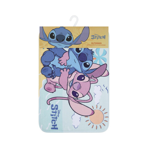 Alfombra con Memoria Stitch 40 x 60 cm TURQUESA