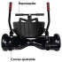 Silla para Skate Eléctrico Hoverboard 6.5", 8" Y 10" ACCESORIO SILLA SKATE H1 NEGRA