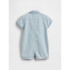 MFD B SS BTTN DOWN SHORTIE MEDIUM WASH