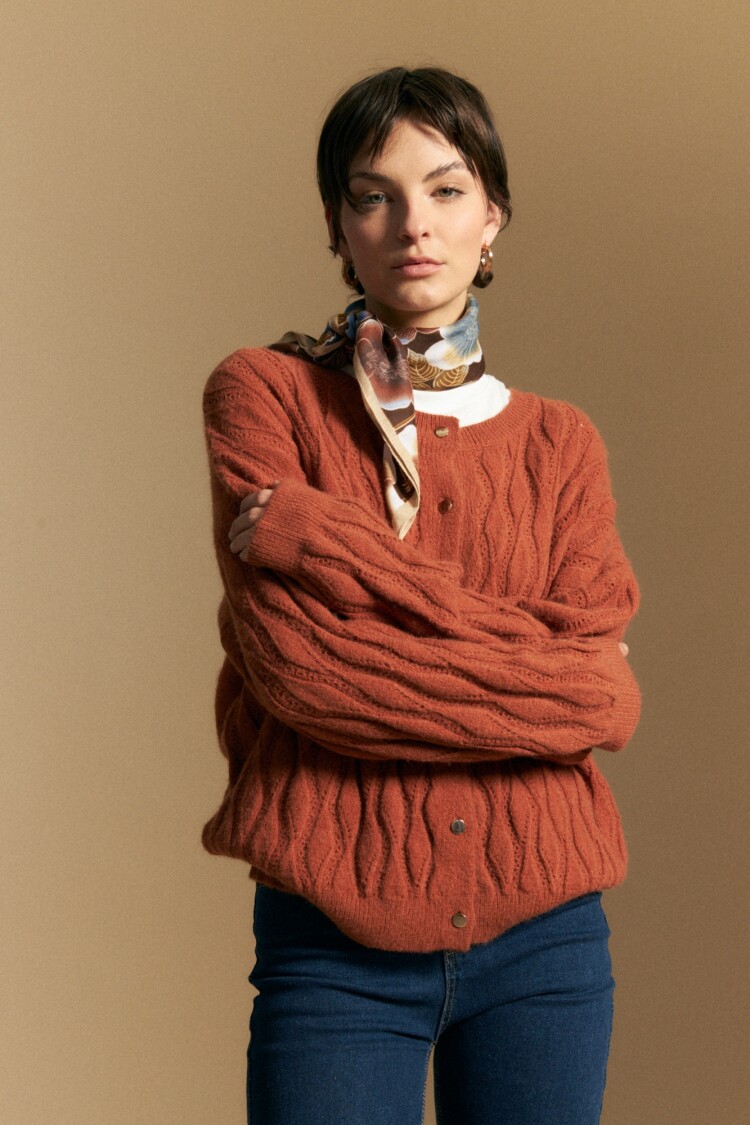 CARDIGAN NORI Canela