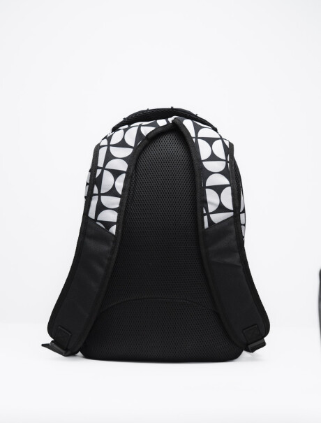 Mochila Fullprint Blanco y Negro