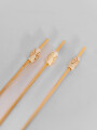 Bandejas, Tablas Y Copetineros Pincho Para Picada Set 25un. 8 Color Unico