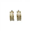 Caravanas aros esclavos- Plata 925- Sin piedra - CA4123 sinpiedra