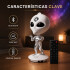 Lámpara Proyector Estrellas Alien Bluetooth Remoto 360 Blanco