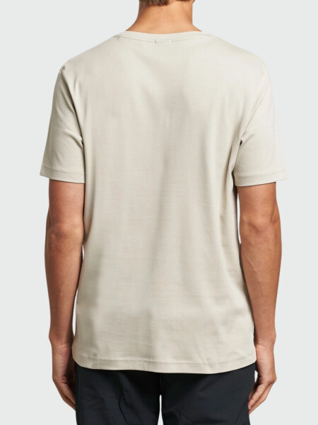 BOSS Camiseta de Algodón Interlock con Arte Estacional Gris Oscuro