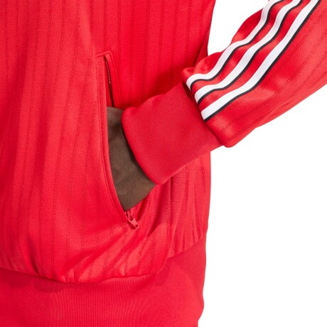 Campera adidas Firebird Loose Printstripes Red