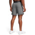 UA Vanish Woven 6in Shorts-RED GRY-027