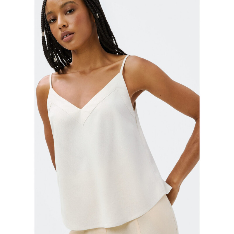 BLUSA SM FEM BEIGE