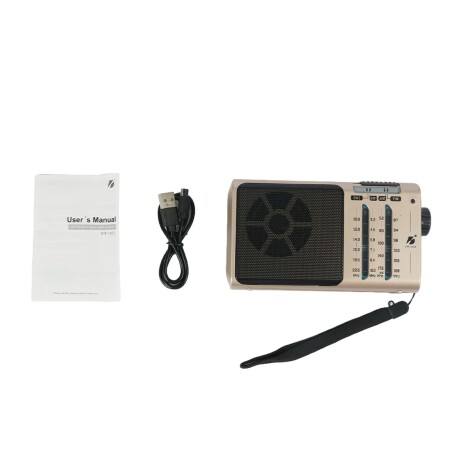 RADIO PORTÁTIL AM/FM KTF-1472 LINTERNA SD RADIO PORTÁTIL AM/FM KTF-1472 LINTERNA SD