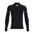 UA HG Armour Mock LS-BLK BLK-001
