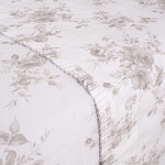 Juego de Sábana Amelia 200h Rosas Beige Twin