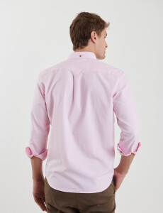 012587 CAMISA HARRINGTON LABEL Rosado