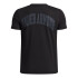UA COLLEGE CREST LOGO SS-GRY BLK-001