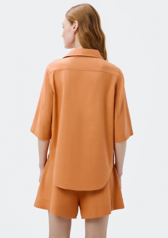 CAMISA FEM TERRACOTA