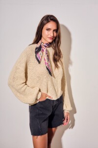 Bandana Floral Violeta