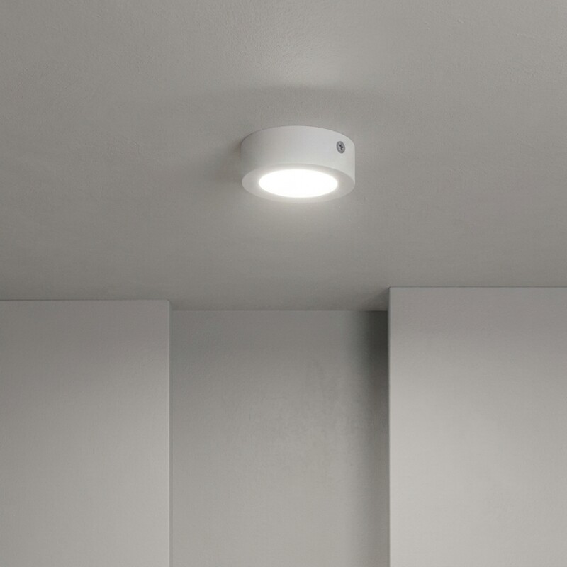 PLRA006 Panel LED Redondo de Adosar 6W Luz Neutra
