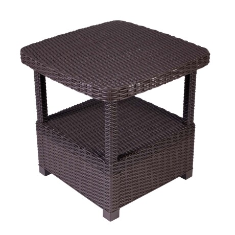 SET TERRAZA POLIPROPILENO MARRON MADRID