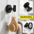 Set Accesorios De Baño Juego De 4 Piezas De Acero Inoxidable Percha Organizador Imback Color Negro Set Accesorios De Baño Juego De 4 Piezas De Acero Inoxidable Percha Organizador Imback Color Negro