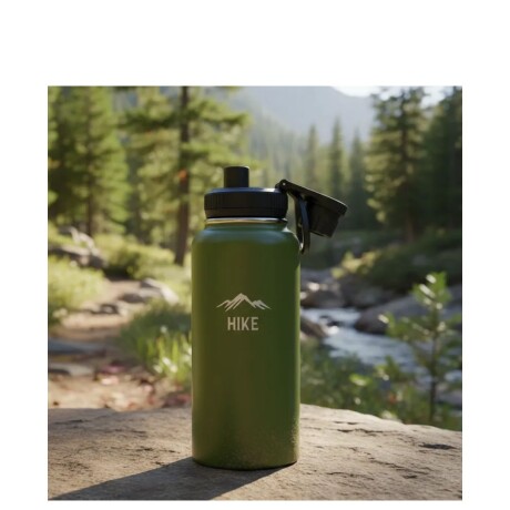 Termo Booster 950 ML Hike Color Verde Militar