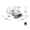 Escurridor de Platos Umbra 2 Niveles con Porta Copas, Cubiertero y Drenaje 53 cm Escurridor de Platos Umbra 2 Niveles con Porta Copas, Cubiertero y Drenaje 53 cm